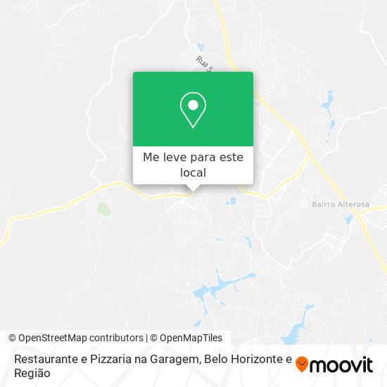 Restaurante e Pizzaria na Garagem mapa