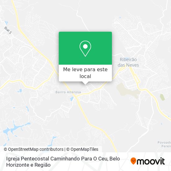 Igreja Pentecostal Caminhando Para O Ceu mapa
