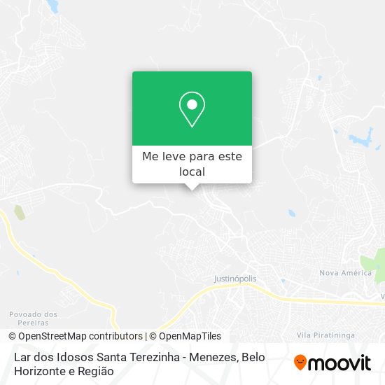 Lar dos Idosos Santa Terezinha - Menezes mapa