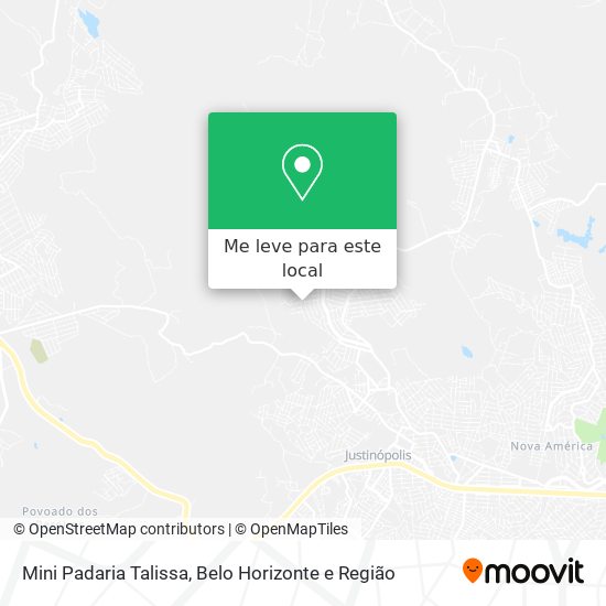 Mini Padaria Talissa mapa