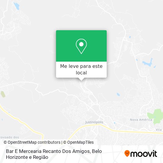 Bar E Mercearia Recanto Dos Amigos mapa