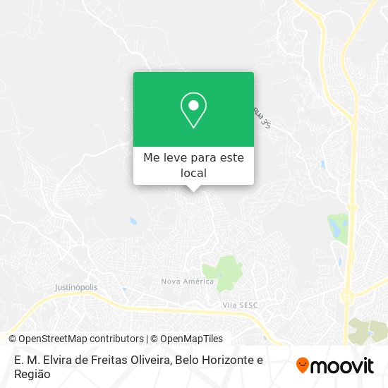 E. M. Elvira de Freitas Oliveira mapa
