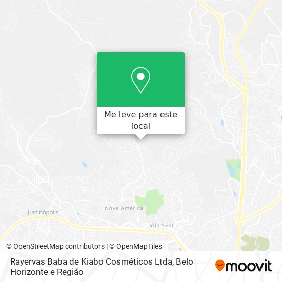Rayervas Baba de Kiabo Cosméticos Ltda mapa