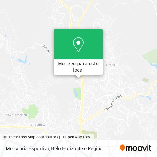 Mercearia Esportiva mapa
