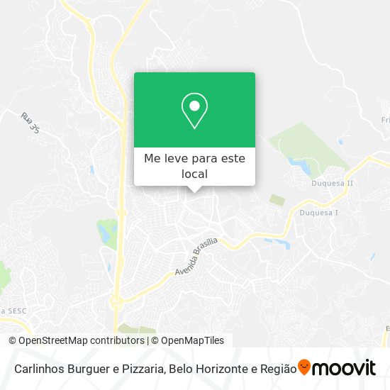 Carlinhos Burguer e Pizzaria mapa