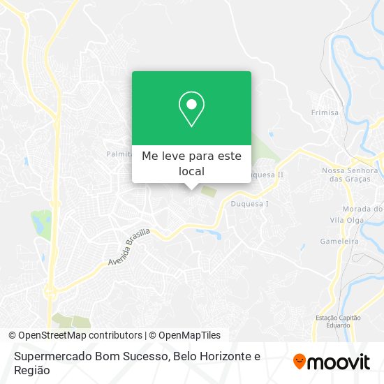 Supermercado Bom Sucesso mapa