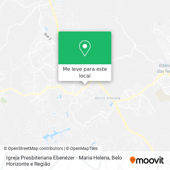 Igreja Presbiteriana Ebenézer - Maria Helena mapa