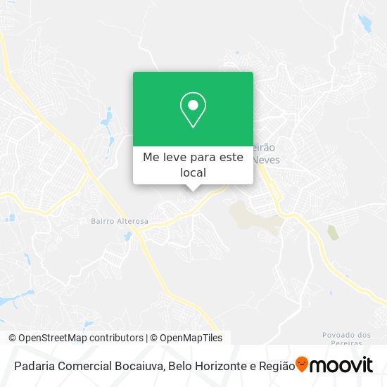 Padaria Comercial Bocaiuva mapa