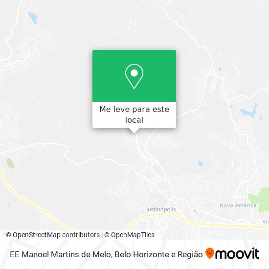EE Manoel Martins de Melo mapa