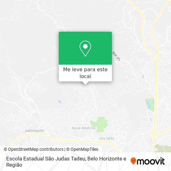 Escola Estadual São Judas Tadeu mapa