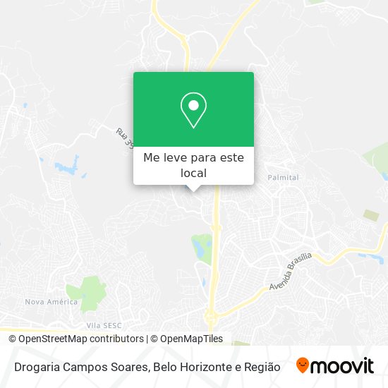 Drogaria Campos Soares mapa
