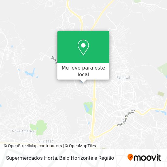 Supermercados Horta mapa