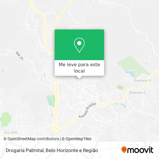 Drogaria Palmital mapa