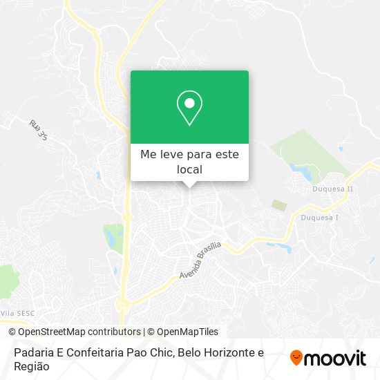 Padaria E Confeitaria Pao Chic mapa