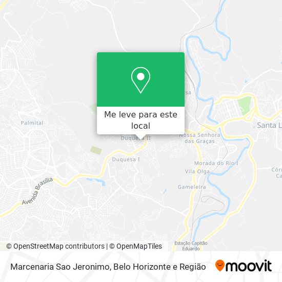 Marcenaria Sao Jeronimo mapa