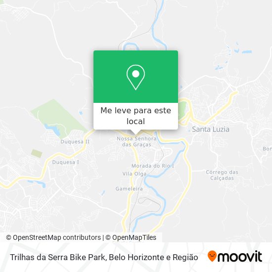 Trilhas da Serra Bike Park mapa