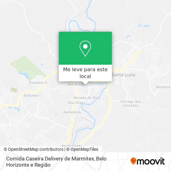 Comida Caseira Delivery de Marmitex mapa