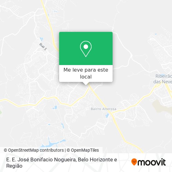E. E. José Bonifacio Nogueira mapa