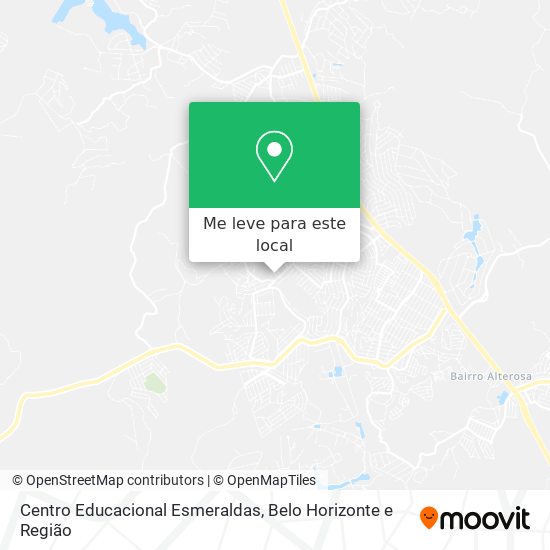 Centro Educacional Esmeraldas mapa
