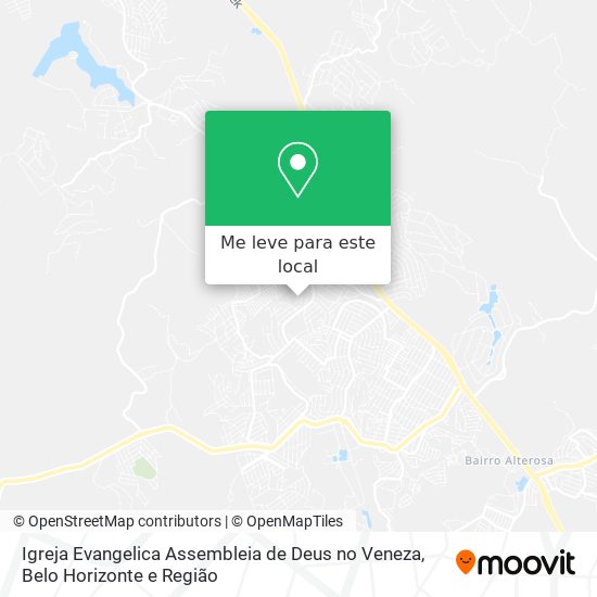 Igreja Evangelica Assembleia de Deus no Veneza mapa