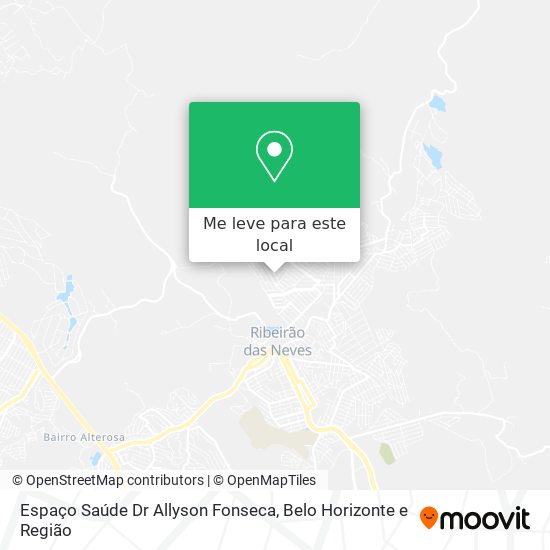 Espaço Saúde Dr Allyson Fonseca mapa
