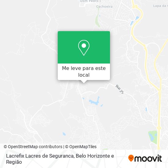 Lacrefix Lacres de Seguranca mapa