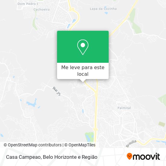 Casa Campeao mapa