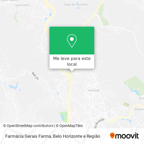 Farmácia Gerais Farma mapa