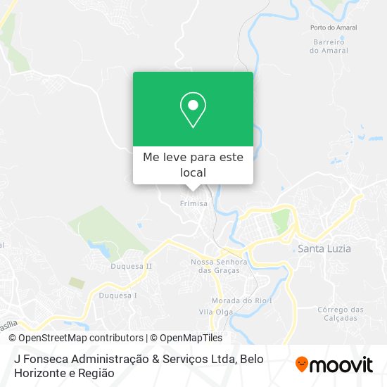 J Fonseca Administração & Serviços Ltda mapa