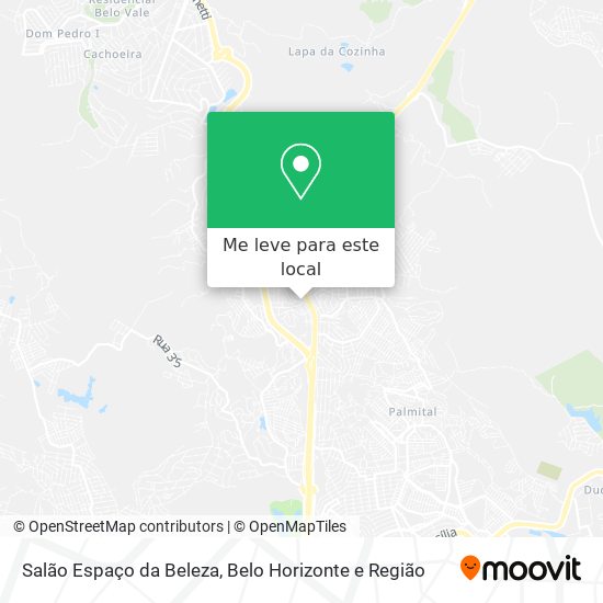 Salão Espaço da Beleza mapa