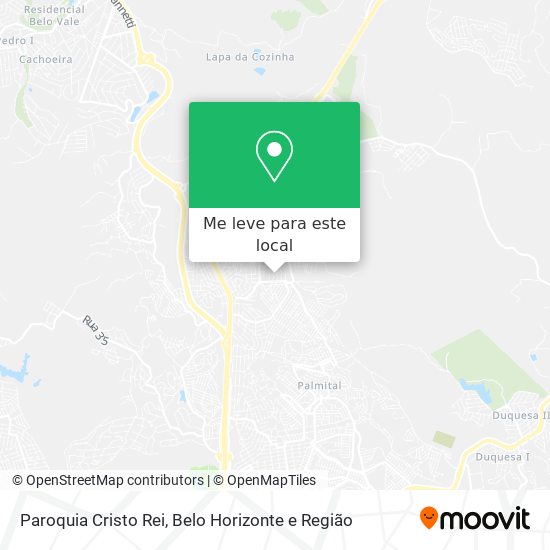 Paroquia Cristo Rei mapa