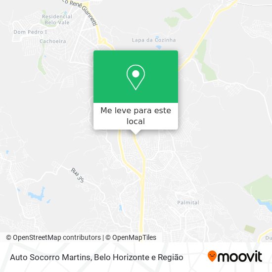 Auto Socorro Martins mapa