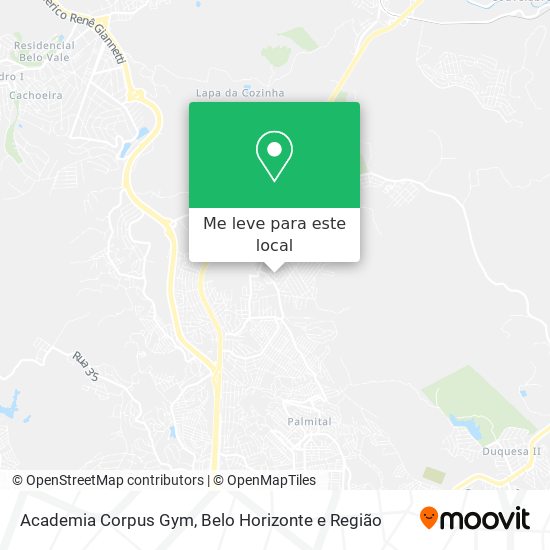 Academia Corpus Gym mapa