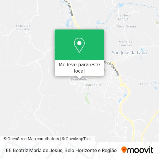 EE Beatriz Maria de Jesus mapa
