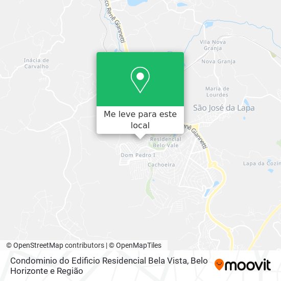 Condominio do Edificio Residencial Bela Vista mapa