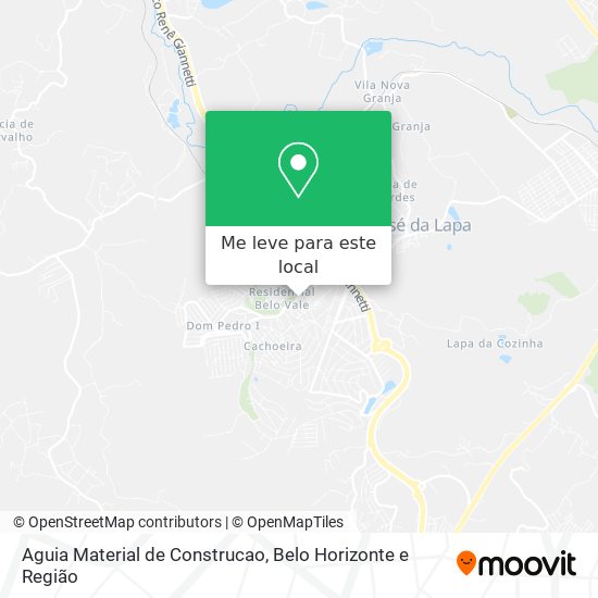 Aguia Material de Construcao mapa