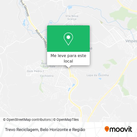 Trevo Reciclagem mapa