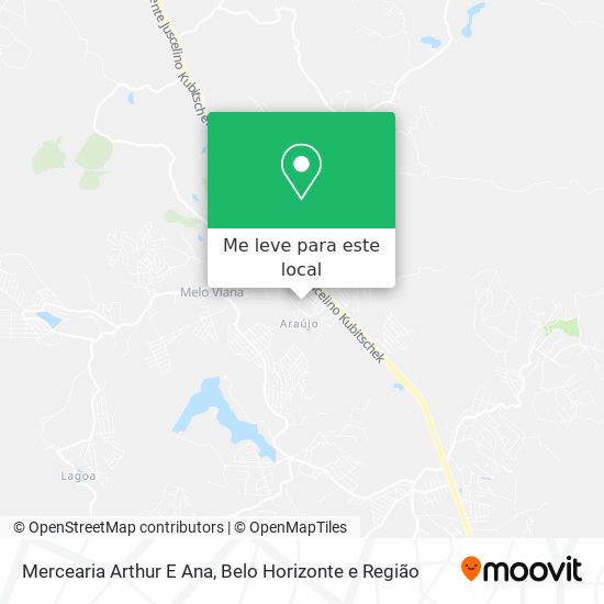Mercearia Arthur E Ana mapa
