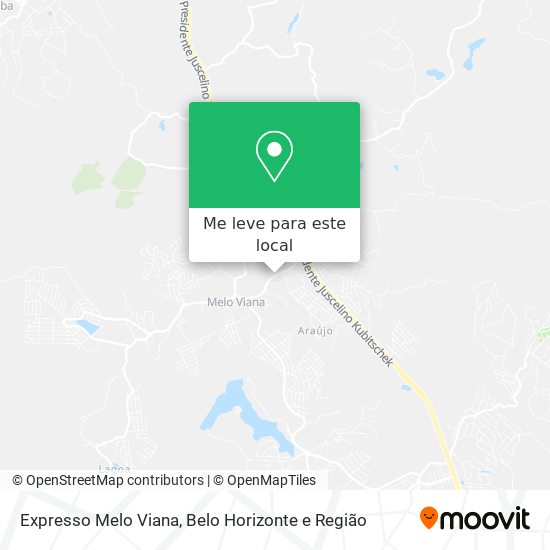 Expresso Melo Viana mapa