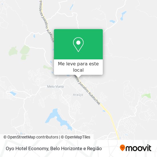 Oyo Hotel Economy mapa