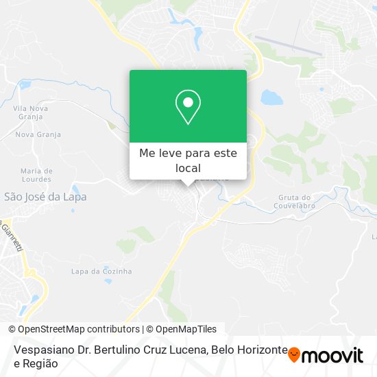Vespasiano Dr. Bertulino Cruz Lucena mapa