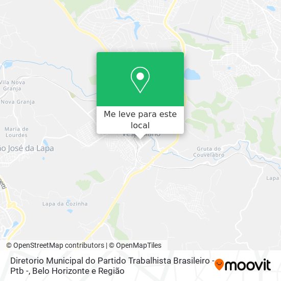 Diretorio Municipal do Partido Trabalhista Brasileiro -Ptb - mapa