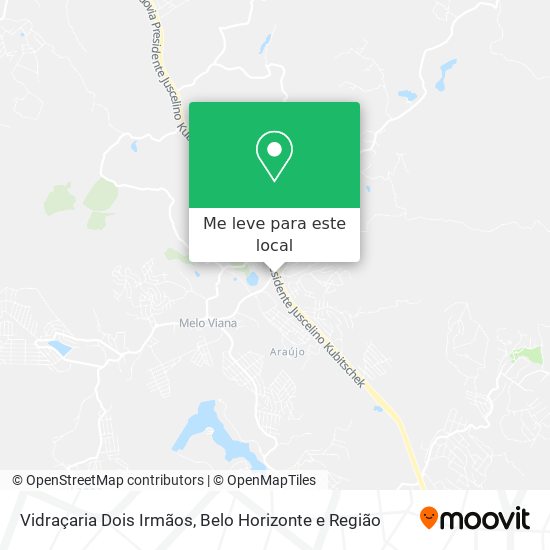 Vidraçaria Dois Irmãos mapa