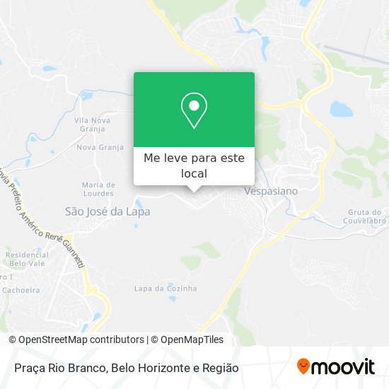 Praça Rio Branco mapa