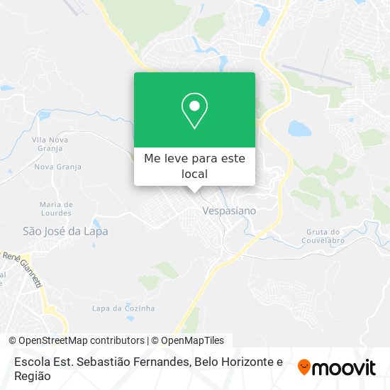 Escola Est. Sebastião Fernandes mapa