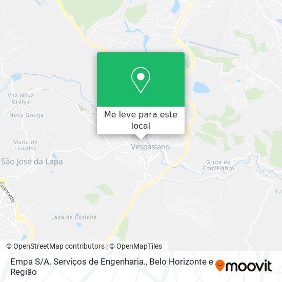 Empa S / A. Serviços de Engenharia. mapa