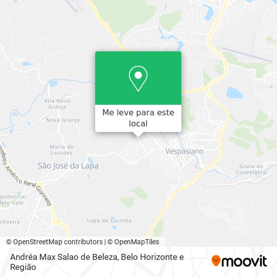 Andréa Max Salao de Beleza mapa