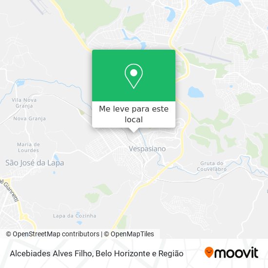 Alcebiades Alves Filho mapa