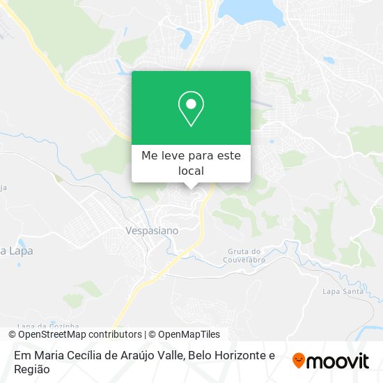 Em Maria Cecília de Araújo Valle mapa