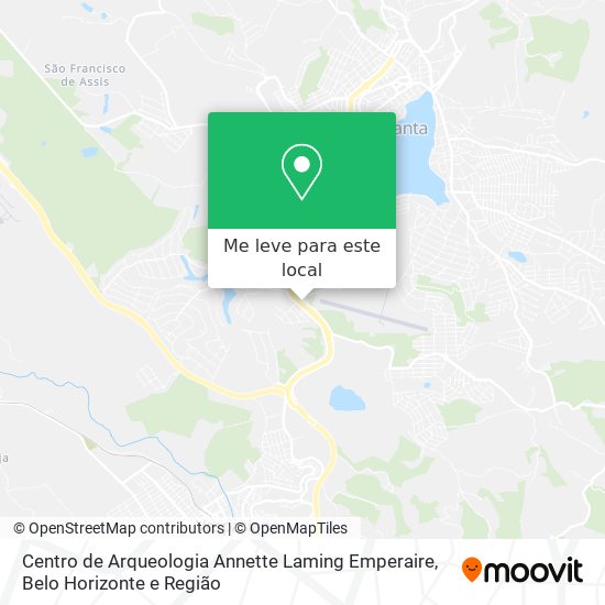 Centro de Arqueologia Annette Laming Emperaire mapa